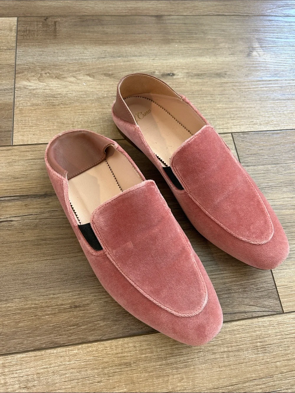 J. Crew womens pink Suede Slip-On Loafers in Dusty Rose 8.5
